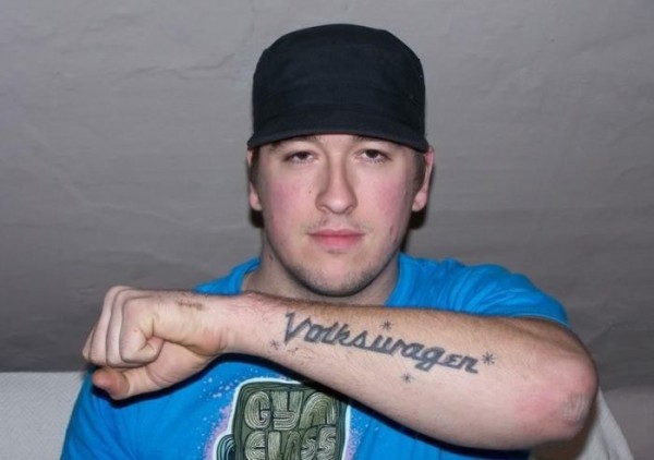 Tatuagem volkswagen