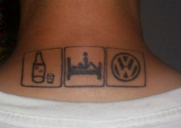 Tatuagem volkswagen