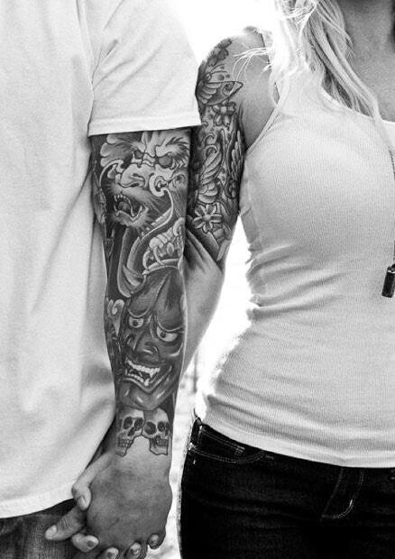 Fotos de casais tatuados para o dia dos namorados 13