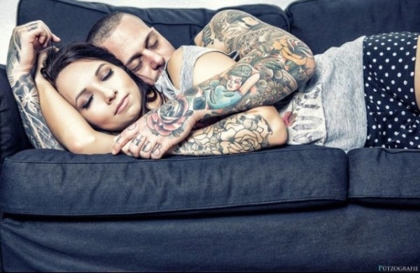 Fotos de casais tatuados para o dia dos namorados 36