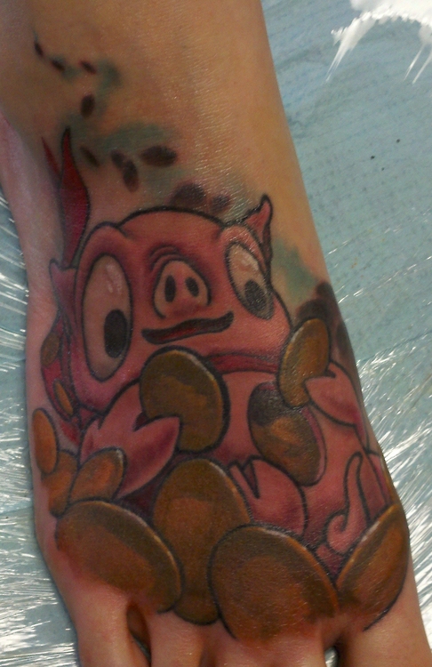 Fotos de tatuagens nos pes - Tattooed Feet 03