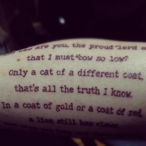 Tatuagem Game If Thrones - Game Of Thrones Tattoo 11