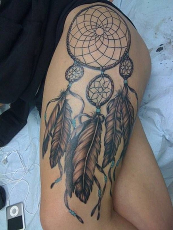 tatuagem de apanhador de sonhos 11