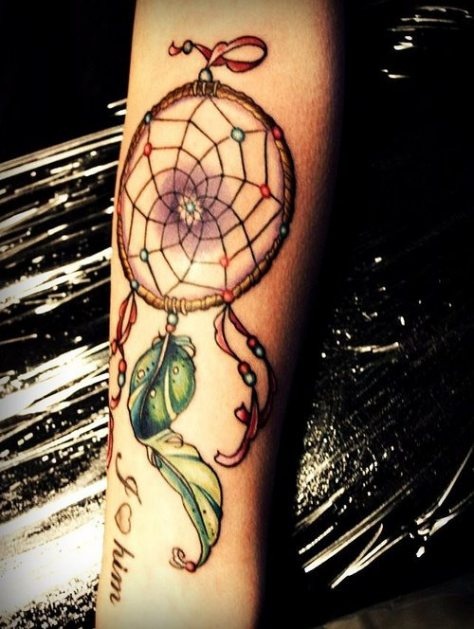 tatuagem de apanhador de sonhos 33