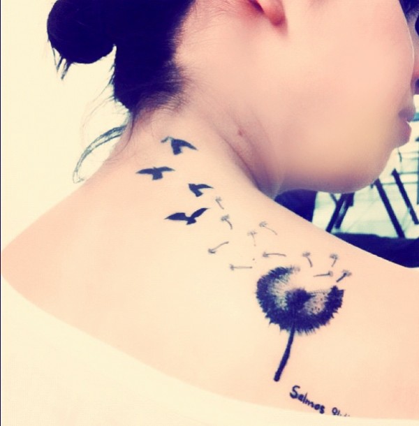 Tatuagem de Dente de Leao 02