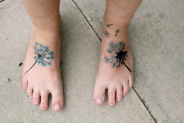 Tatuagem de Dente de Leao 09