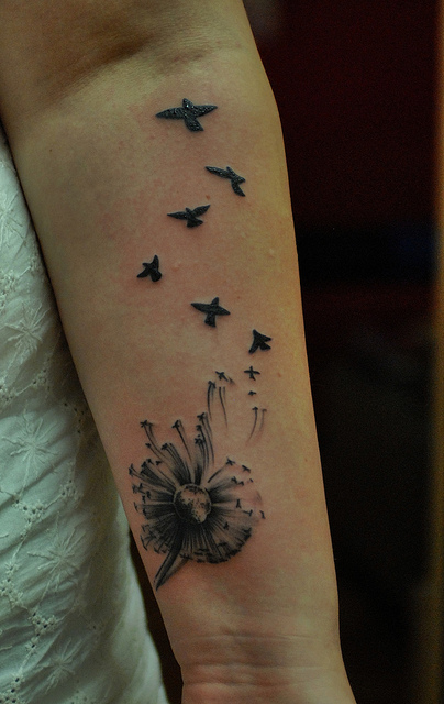 Tatuagem de Dente de Leao 11