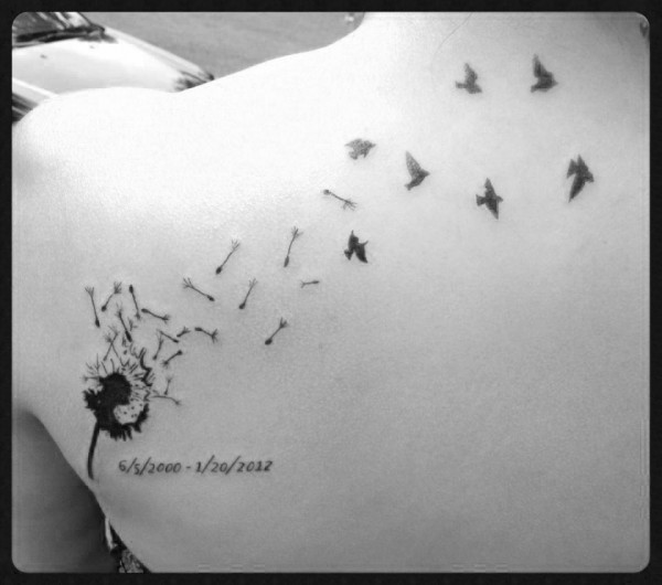 Tatuagem de Dente de Leao 17