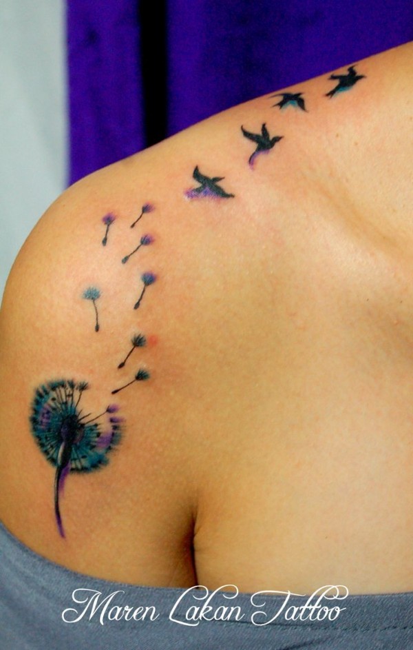 Tatuagem de Dente de Leao 24