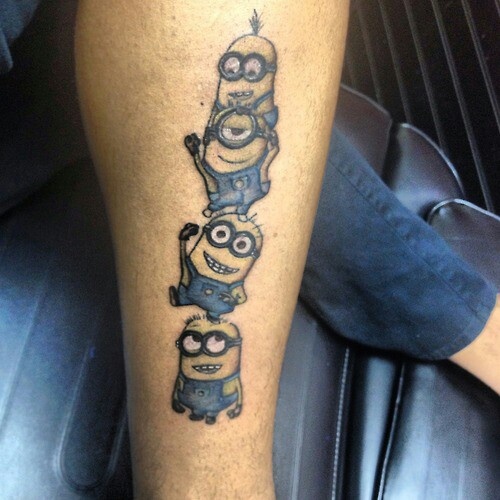 Tatuagens dos Minions de Meu Malvado Favorito 01