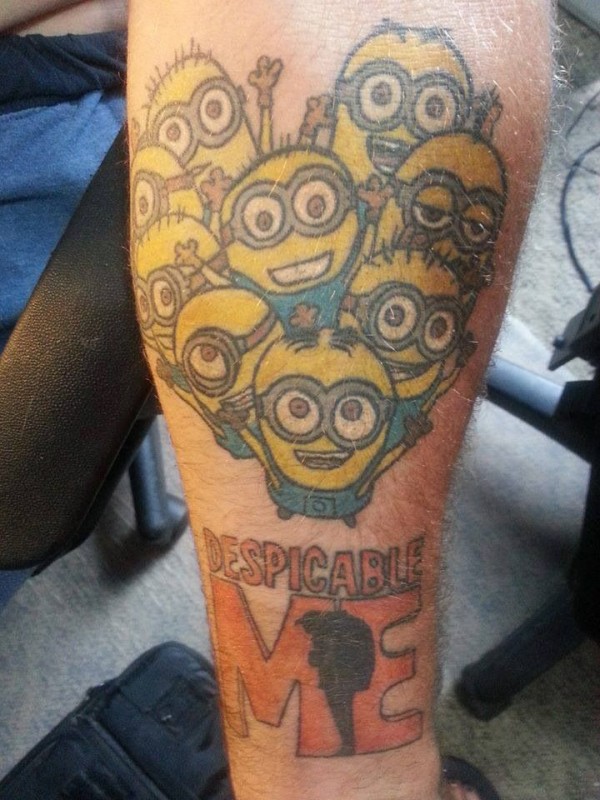 Tatuagens dos Minions de Meu Malvado Favorito 03