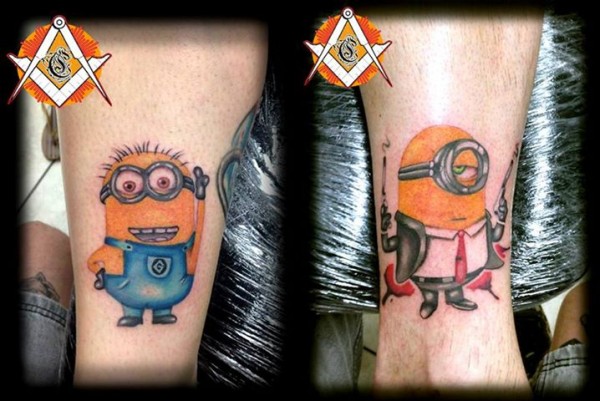 Tatuagens dos Minions de Meu Malvado Favorito 16