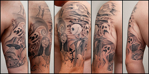 Tatuagens de O Estranho Mundo de Jack - Nightmare Before Christimas Tattoo 08