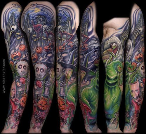 Tatuagens de O Estranho Mundo de Jack - Nightmare Before Christimas Tattoo 12