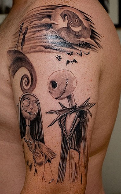 Tatuagens de O Estranho Mundo de Jack - Nightmare Before Christimas Tattoo 14