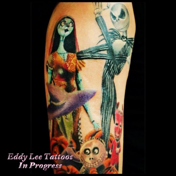 Tatuagens de O Estranho Mundo de Jack - Nightmare Before Christimas Tattoo 17