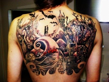 Tatuagens de O Estranho Mundo de Jack - Nightmare Before Christimas Tattoo 23
