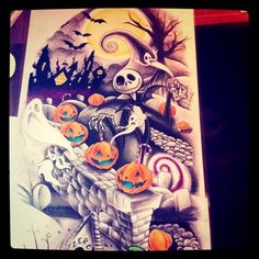 Tatuagens de O Estranho Mundo de Jack - Nightmare Before Christimas Tattoo 29