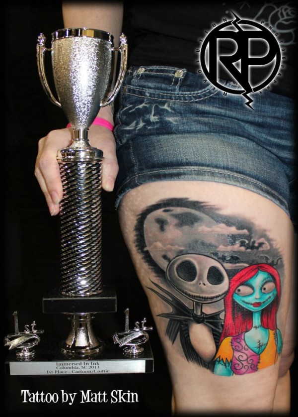 Tatuagens de O Estranho Mundo de Jack - Nightmare Before Christimas Tattoo 30