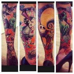 Tatuagens de O Estranho Mundo de Jack - Nightmare Before Christimas Tattoo 34