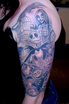 Tatuagens de O Estranho Mundo de Jack - Nightmare Before Christimas Tattoo 44