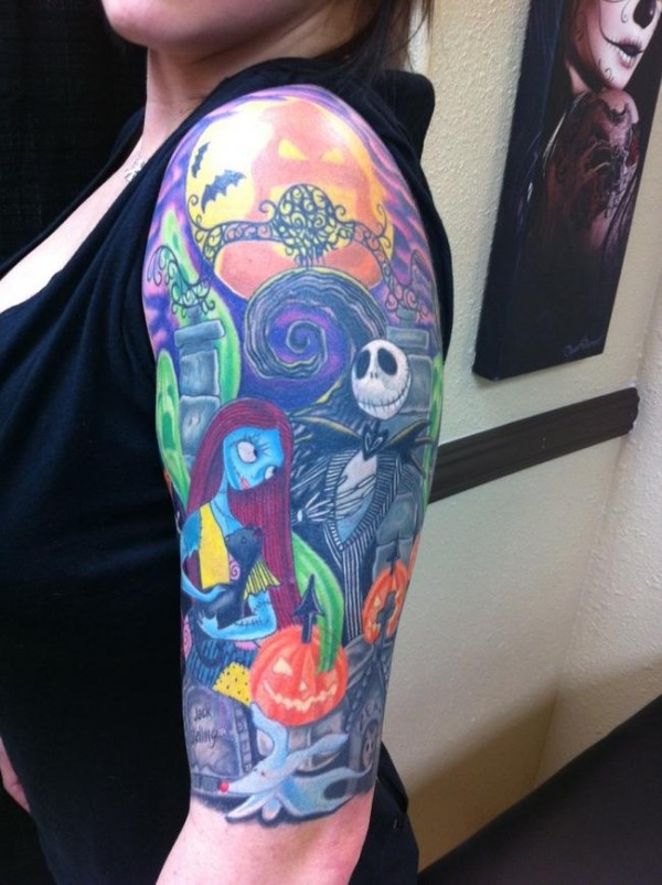 Tatuagens de O Estranho Mundo de Jack - Nightmare Before Christimas Tattoo 48
