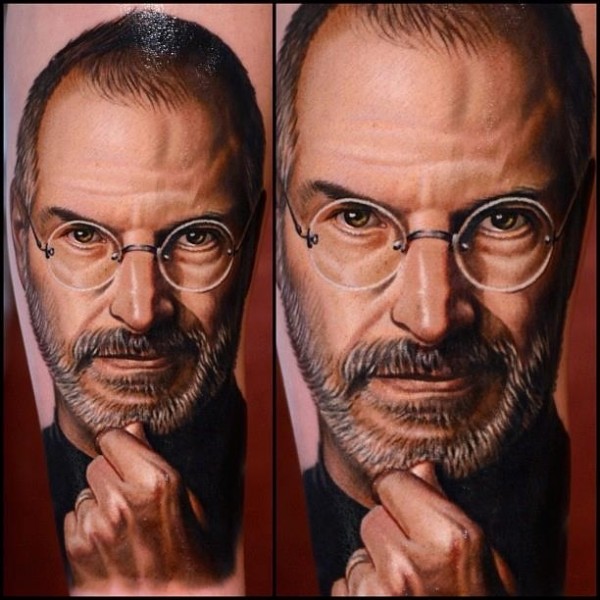 Tatuagens do logo da Apple 26