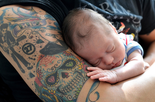 Pais e maes tatuados - Tattooed Parents 14