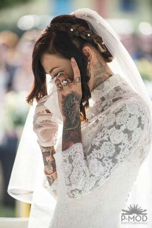 Fotos de Noivas Tatuadas 25