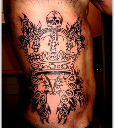 Tatuagem de coroa 45