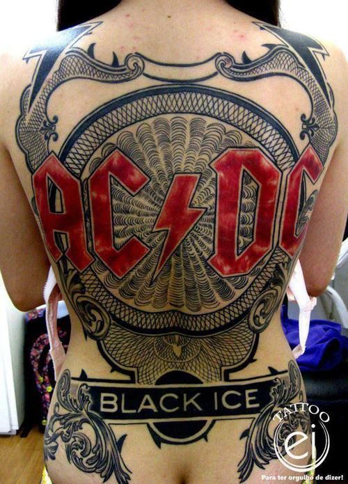 Tatuagens da banda ACDC 12