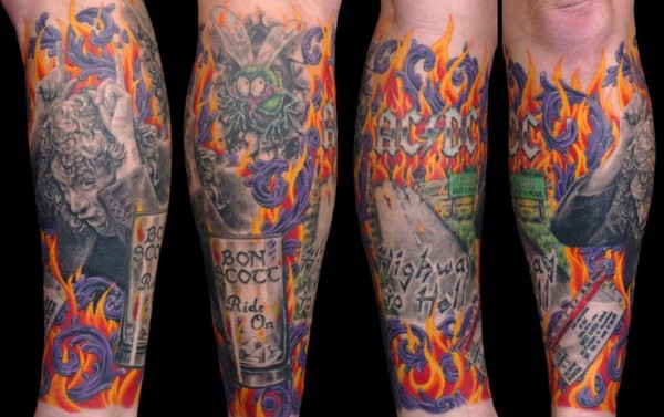 Tatuagens da banda ACDC 17