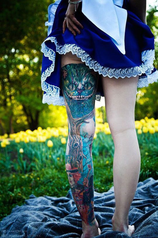 Tatuagens de Alice no Pais das Maravilhas 01