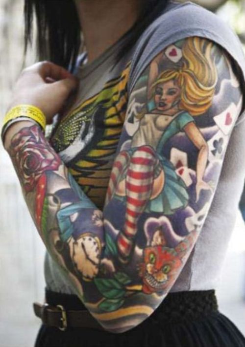 Tatuagens de Alice no Pais das Maravilhas 08