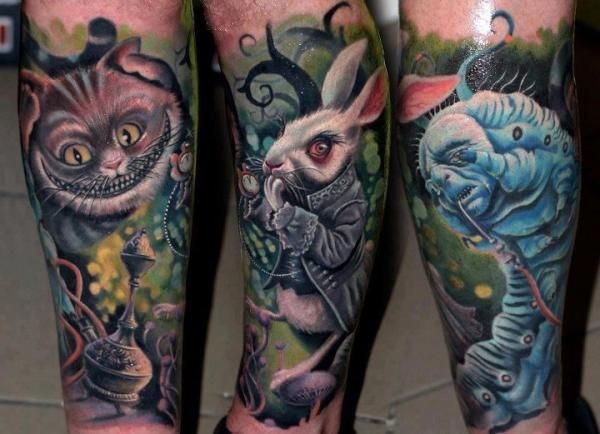 Tatuagens de Alice no Pais das Maravilhas 09