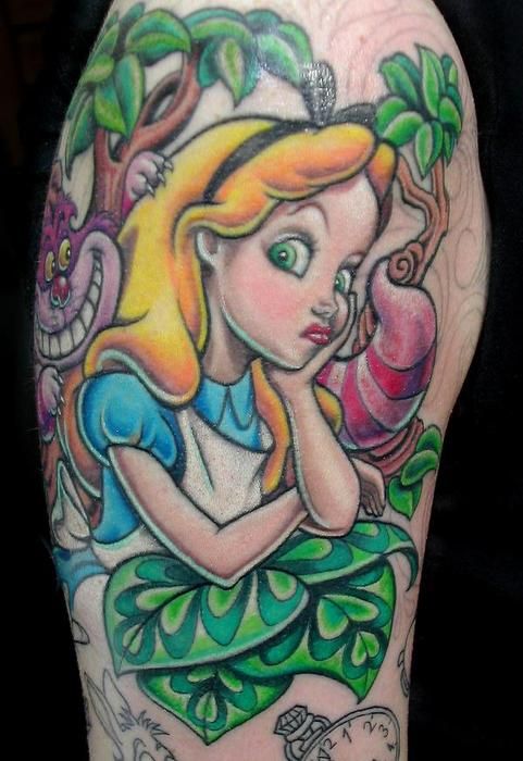 Tatuagens de Alice no Pais das Maravilhas 19