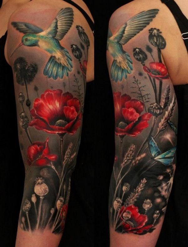 Tatuagens de Beija-Flor 10