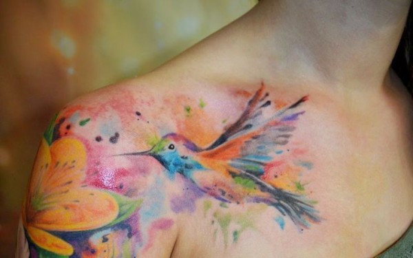 Tatuagens de Beija-Flor 12