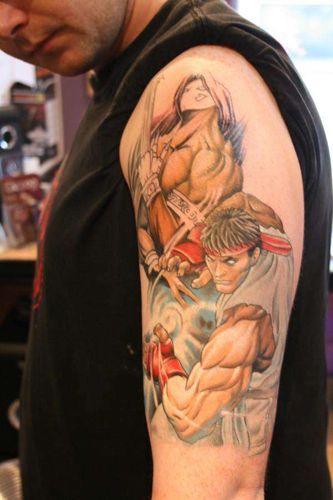 Tatuagens de Street Fighter 02