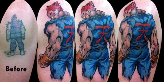 Tatuagens de Street Fighter 14