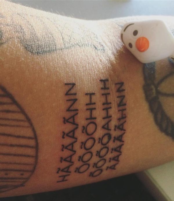 Tatuagem do gemidão do whatsapp