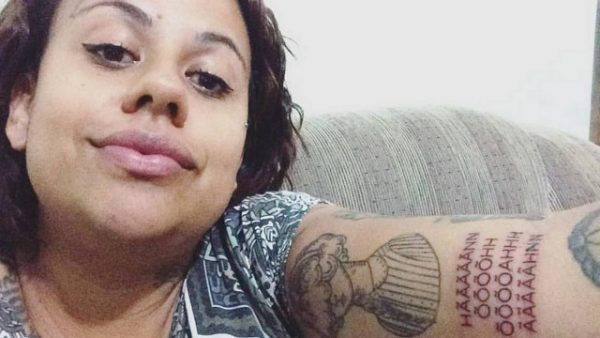 tatuagem do Gemidão do Whatsapp