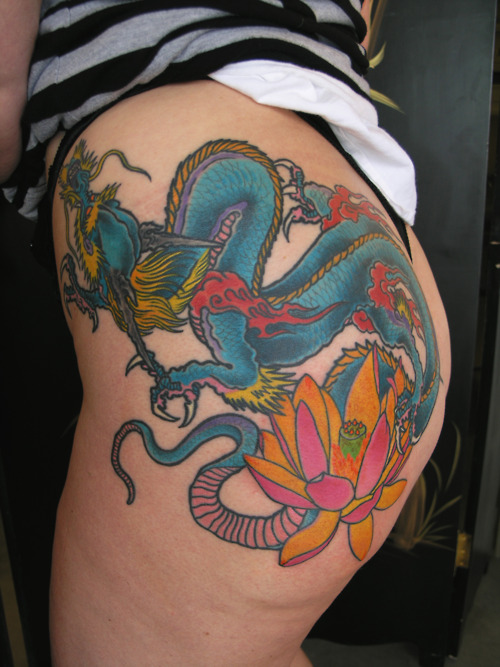 Featured image of post Tattoo Dragão Oriental Na Perna
