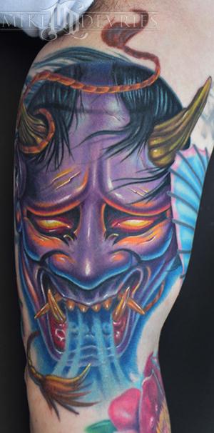 Hannya Mask Tattoo