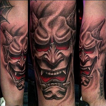 Hannya Mask Tattoo