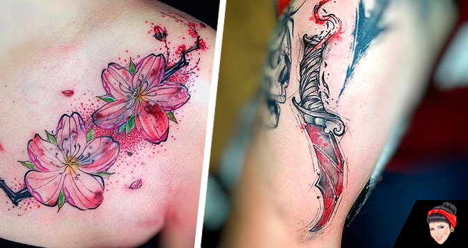 10 Tatuagens coloridas e delicadas do Tatuador Lucas Souza